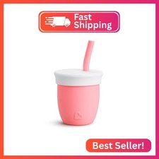 Munchkin Straw Cup with Removable Lid, for Babies and Toddlers 6 Months and Up,
