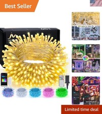 Smart 100 LED String Lights - 33ft Weatherproof RGB Lights for Any Occasion