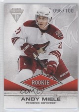 2011-12 Panini Titanium Rookie Draft Position Number 96/100 Andy Miele #182 2v9