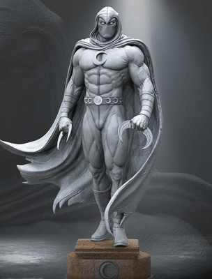 Moon Knight Fan Art Sculpture Model Kit size choices! Unpainted/Unassembled