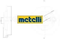 2X Bremsscheibe Metelli 23-1879C 2 Bremsscheiben Hinterachse Hinten FüR Ford