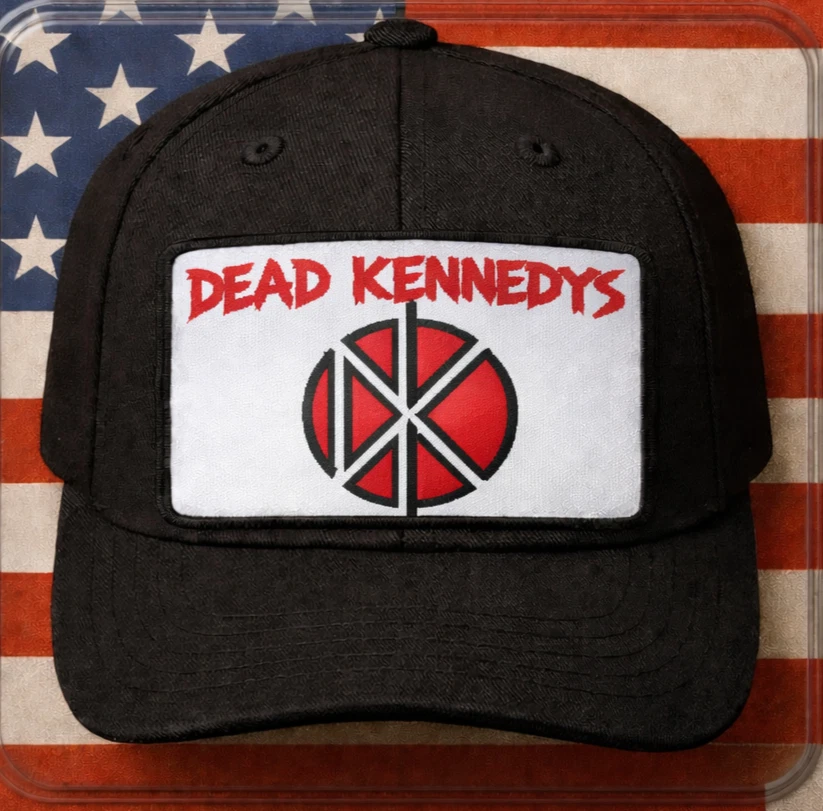 Dead Kennedys Hat, Removable Metal Patch, Snapback