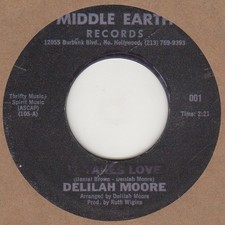 Delilah Moore It Takes Love Carver (with home made label) Soul Northern Motown