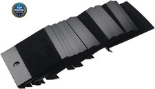 100Pcs Black Velvet Plastic Earring Cards Earring Display Hanging Jewelry Di