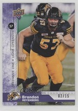 2018 Upper Deck CFL Purple 2/15 Brandon Revenberg #151 0wr