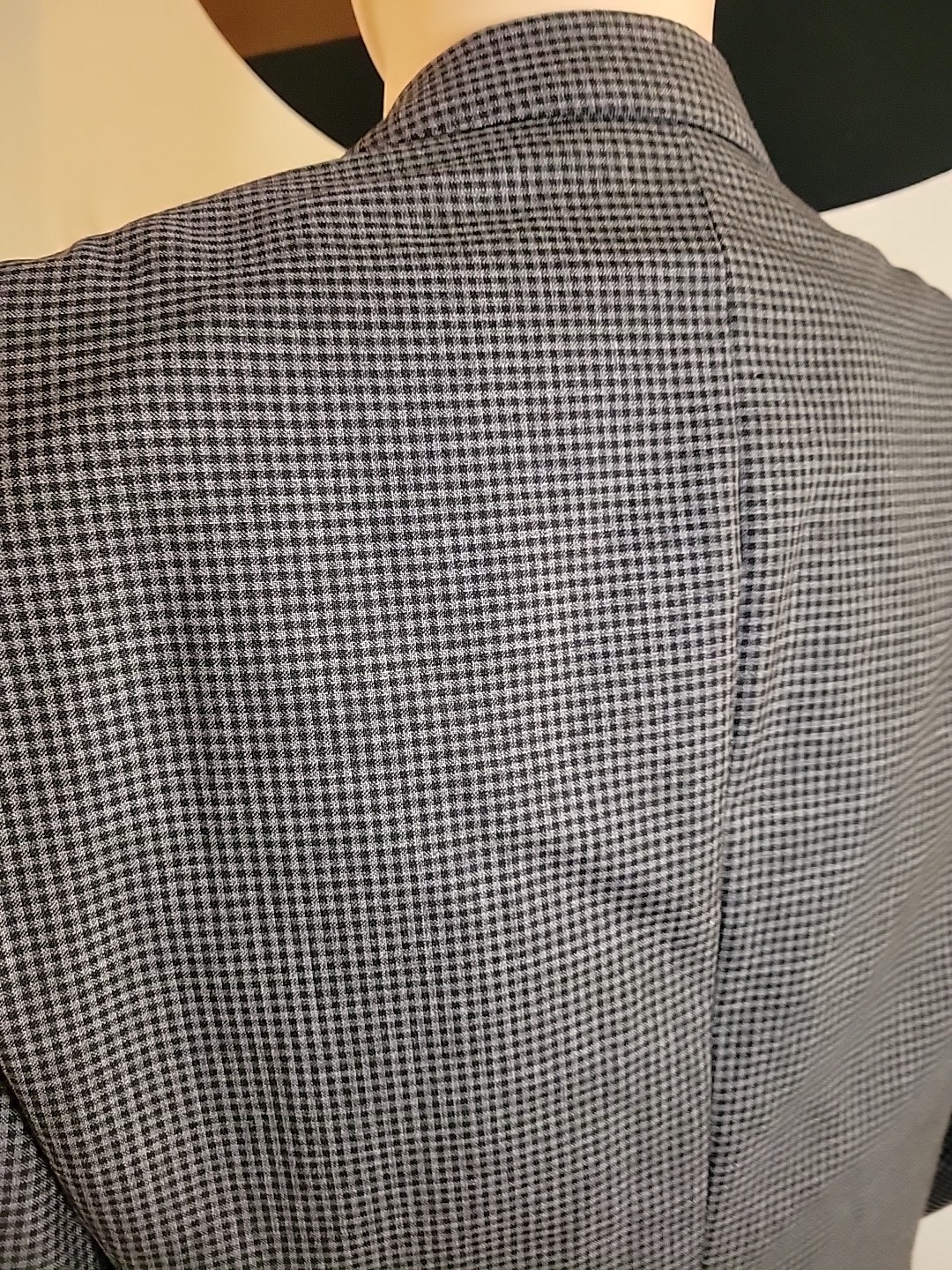 Hugo Boss James 2 Schurwolle Virgin Wool Plaid Blazer Mens Sz 42L Gray Black thumbnail 7