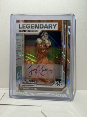 2025 Panini NIL #39 Teagan Kavan Autograph Contenders Swirl /199 Texas Longhorns
