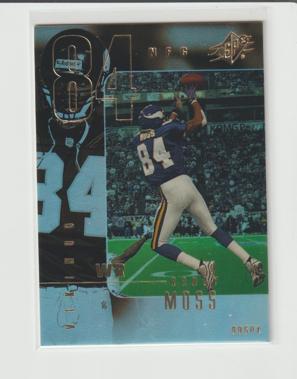 1999 Upper Deck SPX Randy Moss Base Card #51