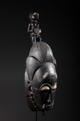 masque africain masque Baoulé 2313 - Photo 4 sur 17