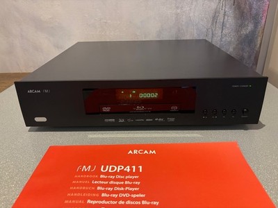 Arcam UDP411 SACD Super Audio/CD/DVD Player, Handbuch und neue Ersatzfernbedienung 