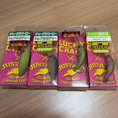 LUCKY CRAFT Original Color Crank FCT Deep Crappie FCT Cafe Coke Unfair Set of 4