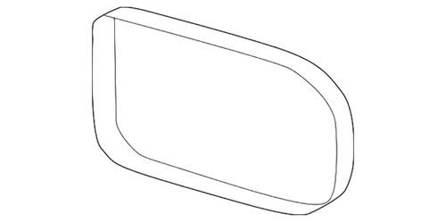 New Genuine BMW Rep.Set F Right Exterior Mirror (1999-2005) OE 51168269026