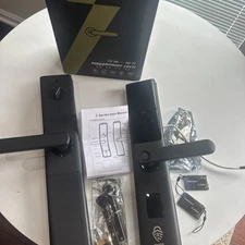 Automatic Smart Lock, Anti Theft Digital Entry Keyless Black Door Fingerprint