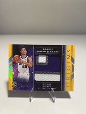 2023-24 Panini Origins #RJJ-COL Colby Jones Rookie Jumbo Jerseys Gold #/10