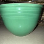 Vintage Large Fiesta Green Bowl Serving Bowl