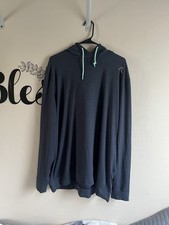 Rhoback Men's Hoodie Pullover 2XL Gray Lightweight Stretch Athletic