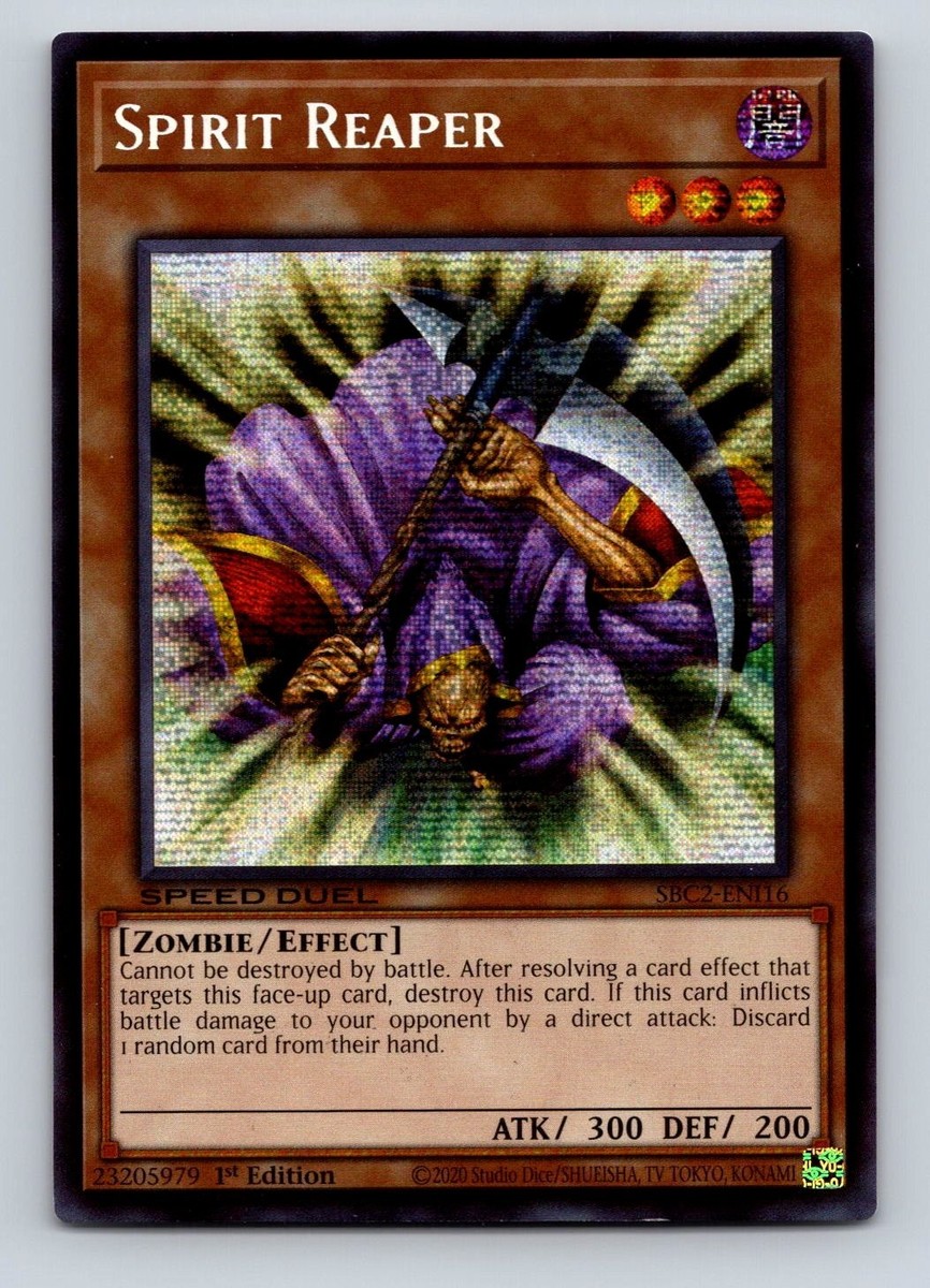 Yu-Gi-Oh! TCG Spirit Reaper Holo SBC2-EN116