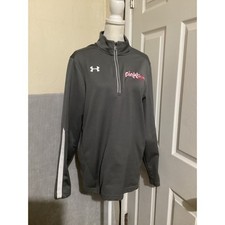 Under Armour Pinkbox Doughnuts Quarter Zip Pullover Athletic Jacket Women SM