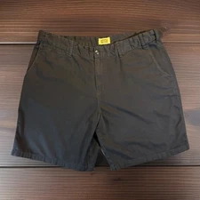 The Foundry Supply Co. Chino Shorts Mens 45 Black Big & Tall  Golf Outdoors Hike