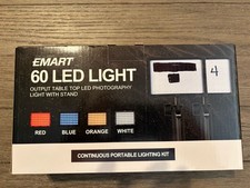 Emart 60 LED Light Output Table Top Photography Light With Stand