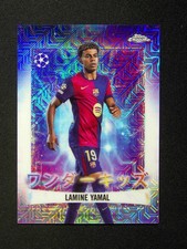 2024-25 Topps Chrome UEFA Lamine Yamal #WK-5 Wonderkids Japan Mojo