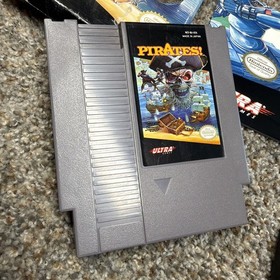 PIRATES! NES Nintendo Entertainment System Authentic Tested Complete CIB