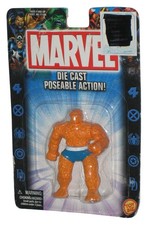 Marvel Fantastic Four Thing 2002 Die-Cast Poseable Toy Biz Mini 2.5 Inch Figu
