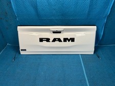 Ram 1500 Rear Gate Tailgate W/ Handle, Camera, Spoiler White:pw7 2019-2024 Oem