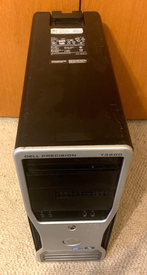 Dell Precision Workstation T3500 Intel Xeon W3530 2.80Ghz CPU 2GB RAM 250GB RAID - Image 4 of 4