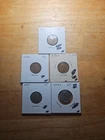 5 Lot Wheat Pennies Ungraded, 1919, 1936, 1937S, 1943, 1943D