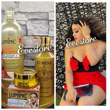 Lumine Gold Extra Whitening Body Lotion 400ml, Body Wash 1000ml  Facecream