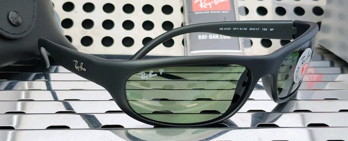 Ray-Ban RB4033 601S48 60mm Rectangular Polarized Sunglasses