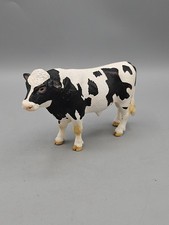 Schleich Cow Black & White Holstein Figure 2007 Farm Animal  D73527 5.5"