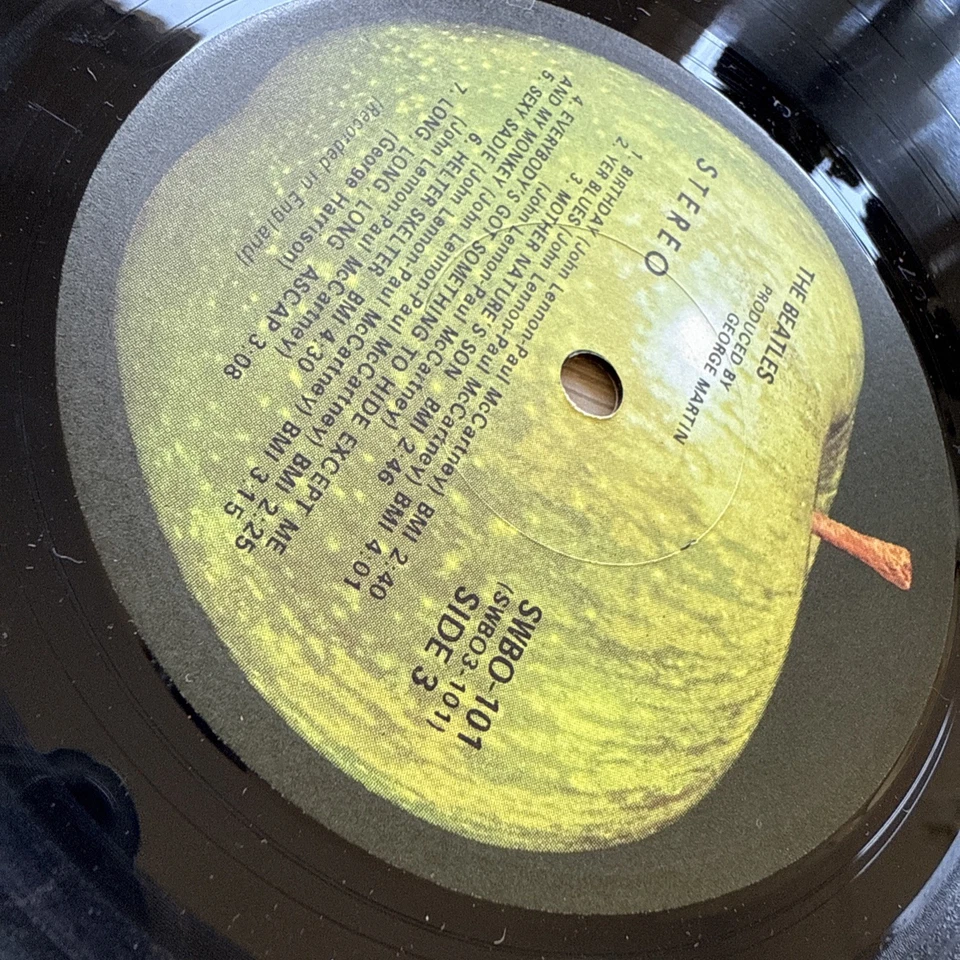 Beatles White Album 1968 US Pressing 2LP 🍏Apple Records OG Serial #2568347 Foto 3 de 4