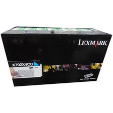 Genuine Lexmark Extra High Yield Cyan Return Program Toner Cartridge for US Gove
