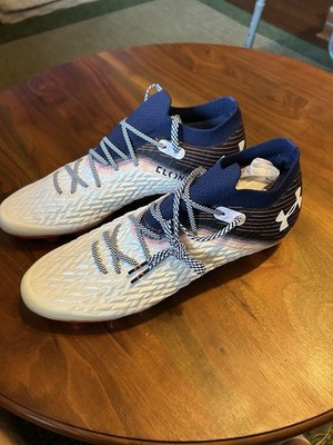 Auburn Tigers Team Issue UA Clone Blur Football Cleats, New In Box