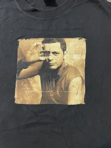 Alejandro Sanz vintage 2004 No Es Lo Mismo Tour short sleeve t-shirt M