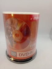 Imation DVD-R 100 Discs 2 hr. Video Photos Data Blank New