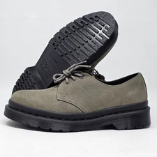 Dr Martens Men 7 / Women 8 Air Wair Sole Sage Nubuck Oxford Shoes 31131 Docs NEW