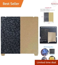 Textured PEI Sheet and Smooth PEO Build Plate 235x235mm for 3D Printing