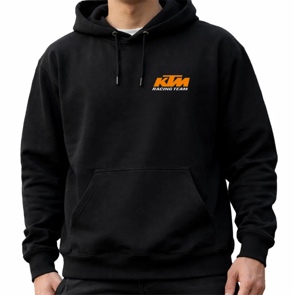 KTM Sweat à Capuche zippé Replica Moto GP, Enfant (FR/ES, Numérique, 164, Taille Normale, Bleu/Orange
