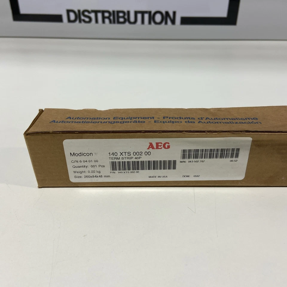 AEG MODICON 140 XTS 002 00 TERM STRIP 40P - Image 2 of 3