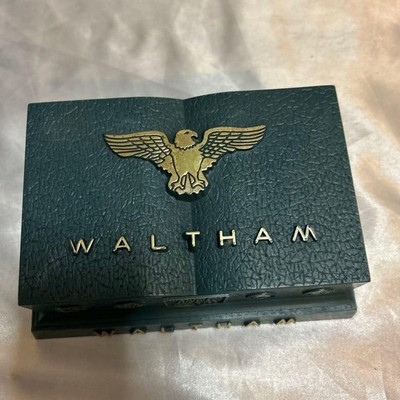 Waltham watch empty box case vintage rare beautiful storage collector F/S Japan