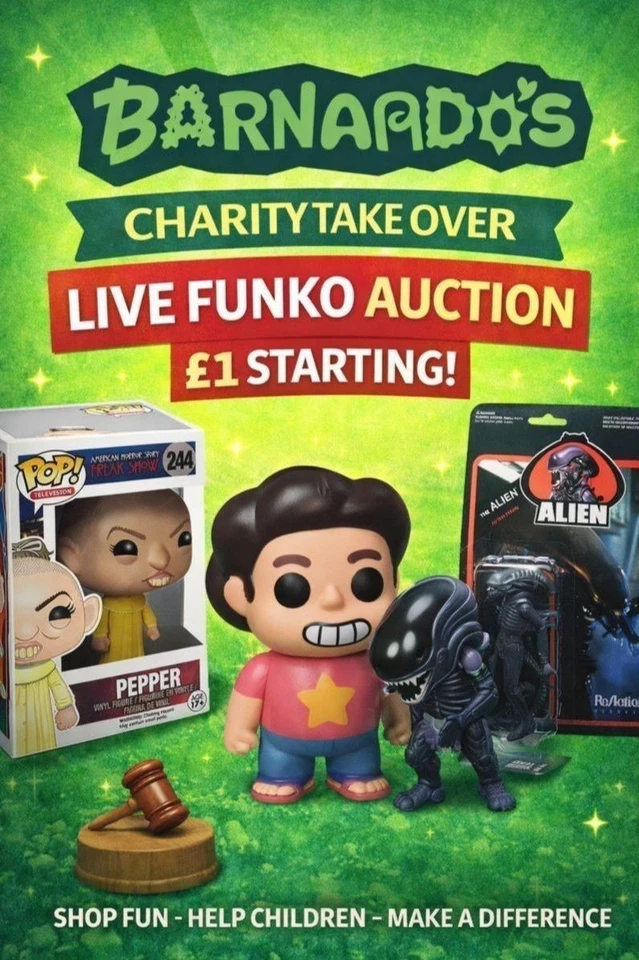 Barnardo's Charity Live Event Funko Collectables Preloved Auction