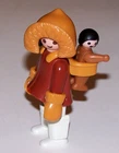 Vtg Playmobil Eskimo Mother Female, Baby & Carrier Lot Inuit Figure Arctic Polar