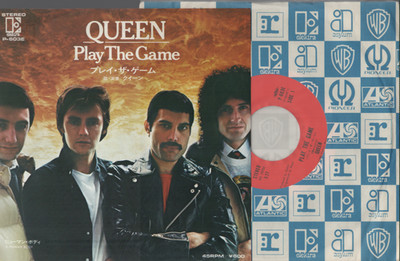 QUEEN - Play The Game + A Human Body + rare Japan Single