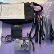 Pentax Optio 330 Digital Camera 3.2MP 3x Zoom Tested Y2K Vintage Camera