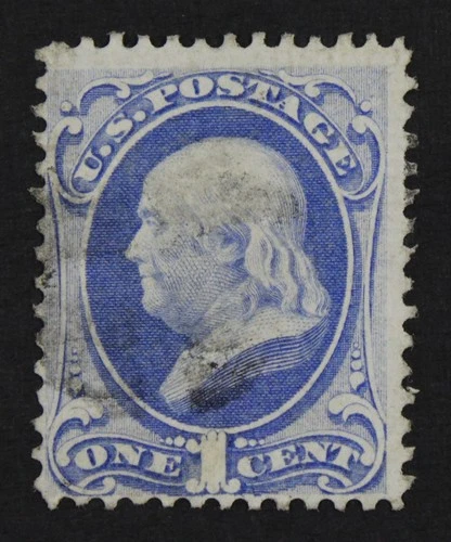 CKStamps: US Stamps Collection Scott#134 1c Franklin Used CV$200