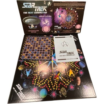 Star Trek The Next Generation Romulan Challenge Brettspiel komplett Vintage