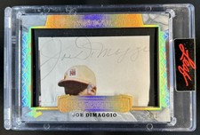 2025 Leaf Joe Dimaggio Spectacular Cut Auto Autograph #1/1 Yankees